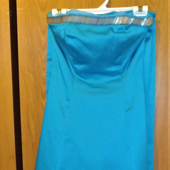 Vintage Beautiful De-Laru Bright Blue Prom/Formal Dress from 2000 - Size 3/4 - Picture 4 of 12